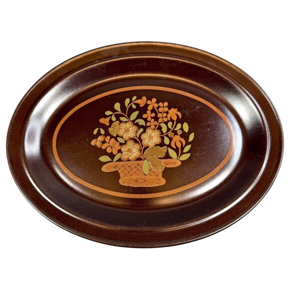 Royal Doulton Other - Royal Doulton Basque Serving Platter Dish Stoneware Cottagecore England 1974 VTG
